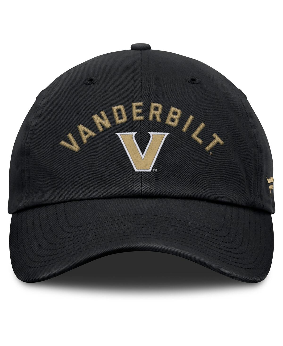 Fanatics Men's Black Vanderbilt Commodores Myth Adjustable Hat In Black