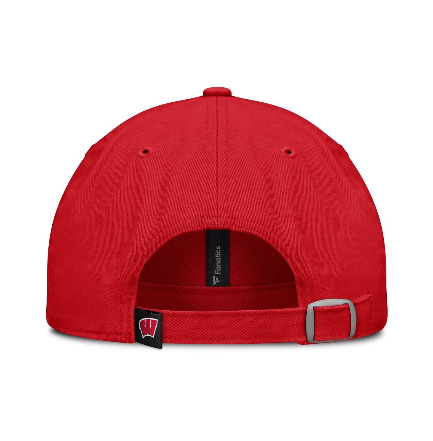 Женская кепка Fanatics Red Wisconsin Badgers Candid Adjustable Hat — фото 4