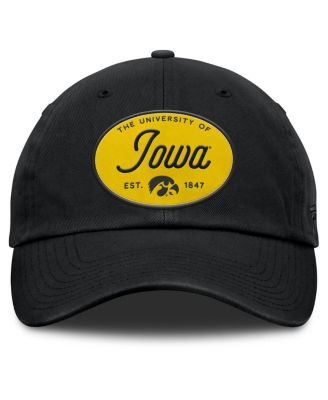 Women's Black Iowa Hawkeyes Candid Adjustable Hat