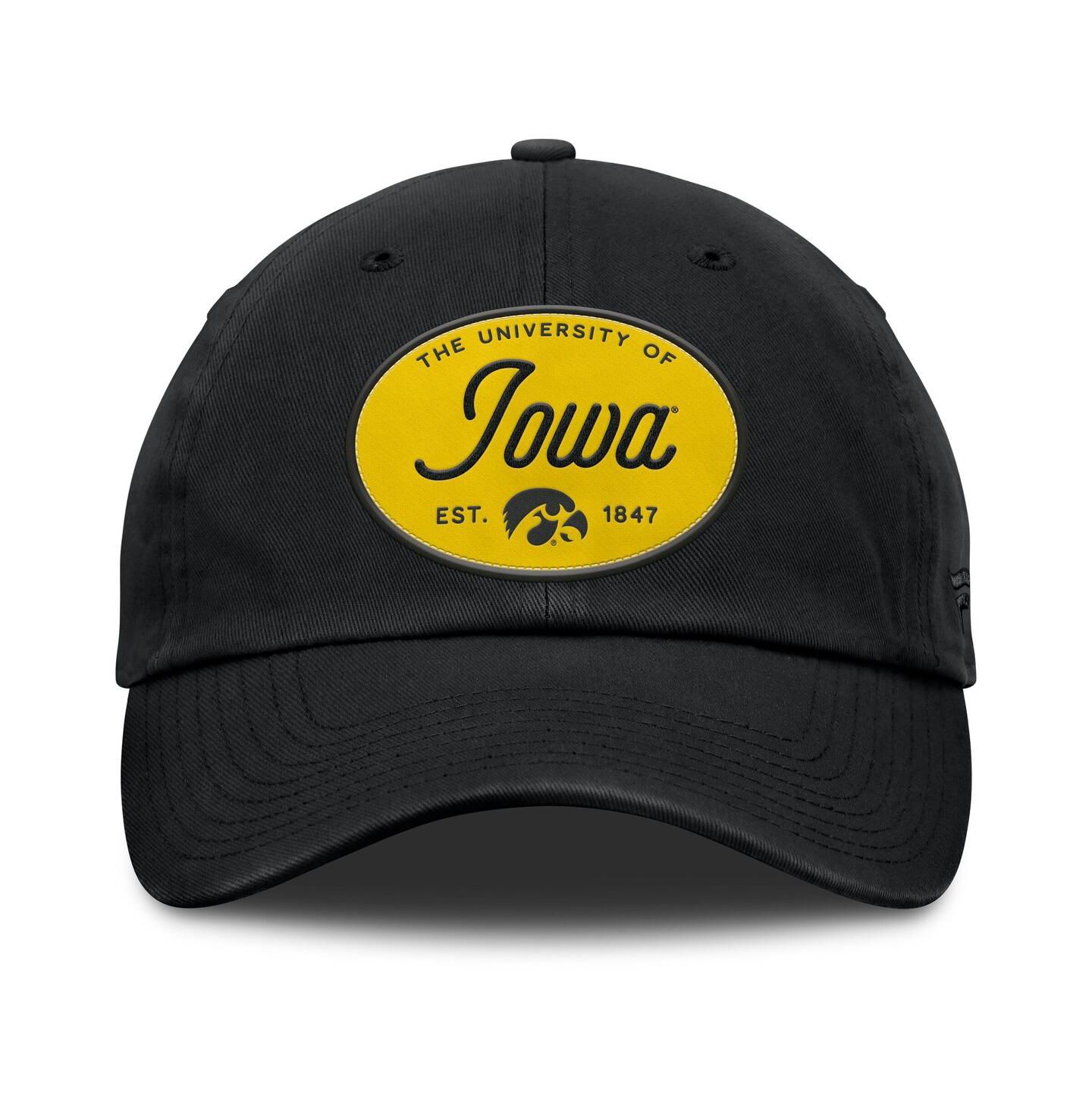 Женская кепка Fanatics Black Iowa Hawkeyes Candid Adjustable Hat — фото 2