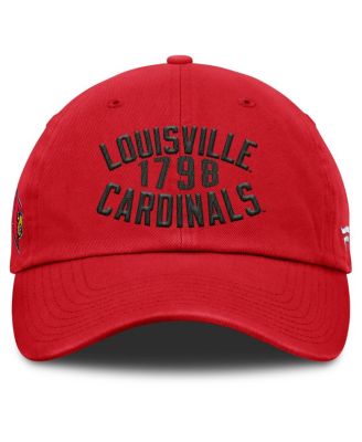 Men's Red Louisville Cardinals Archer Adjustable Hat