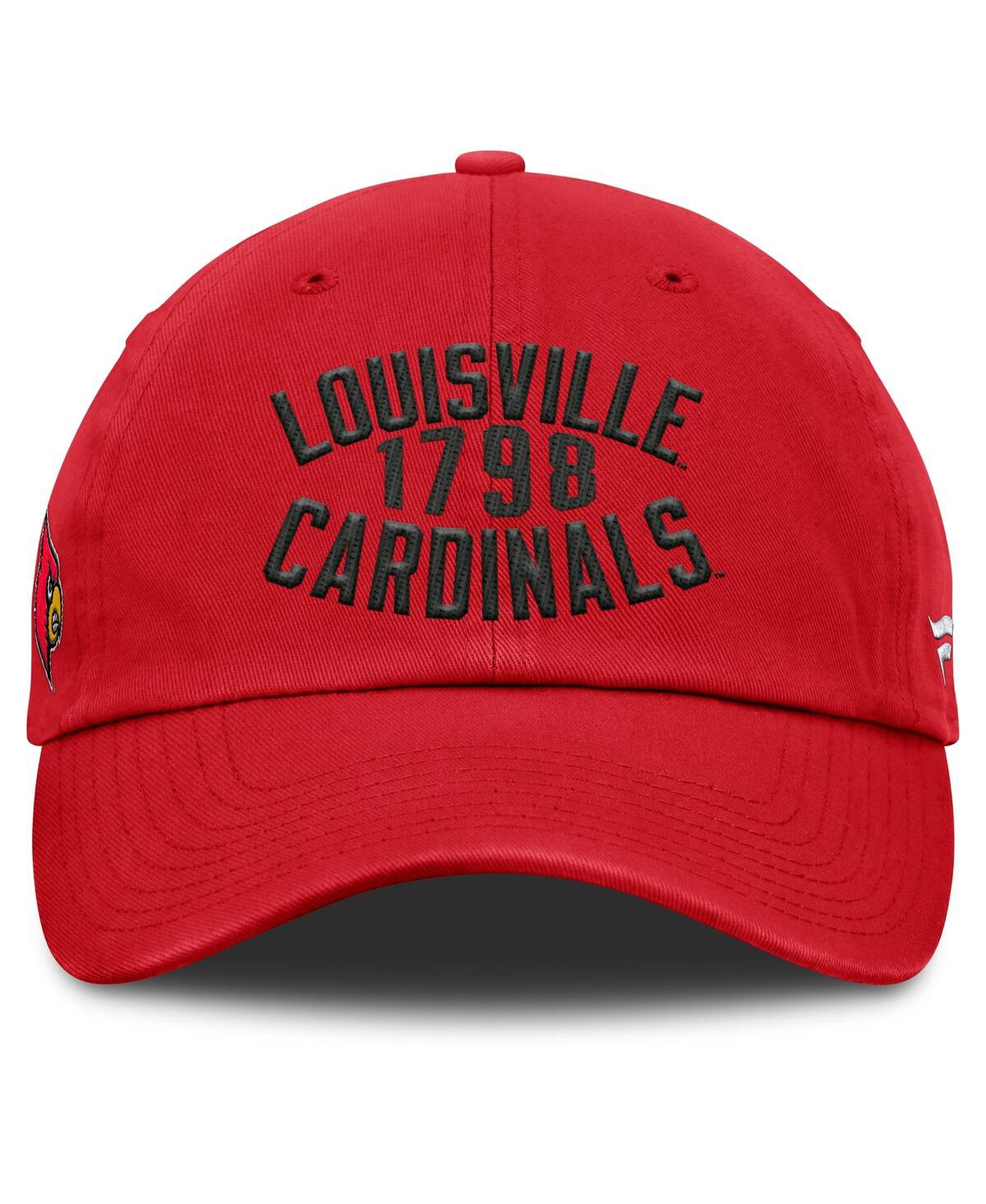 Fanatics Men's Red Louisville Cardinals Archer Adjustable Hat In Red