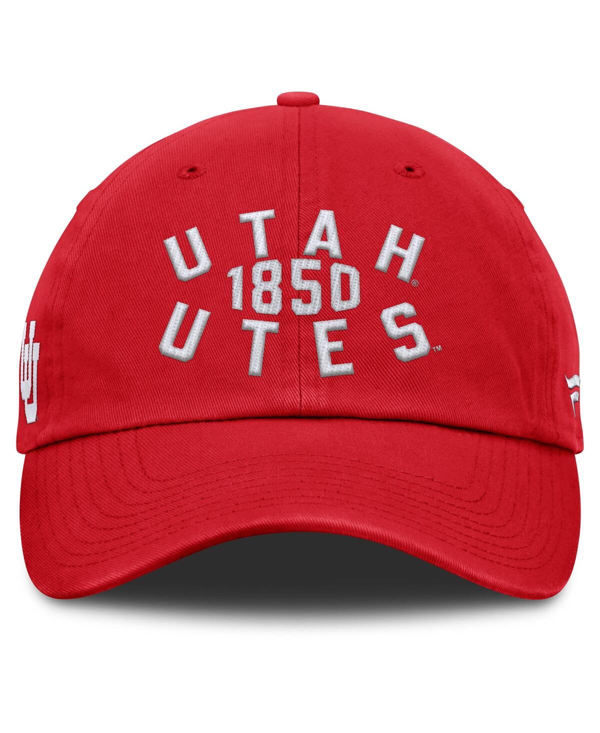 Fanatics Men's Red Utah Utes Archer Adjustable Hat In Red