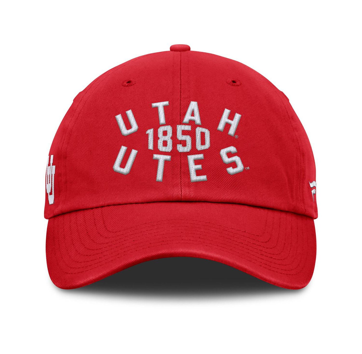 Men's Red Utah Utes Archer Adjustable Hat