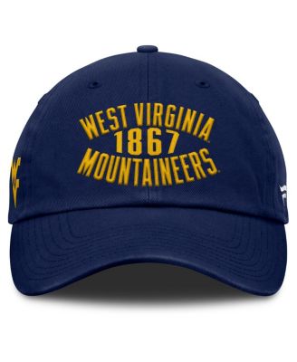Men's Navy West Virginia Mountaineers Archer Adjustable Hat
