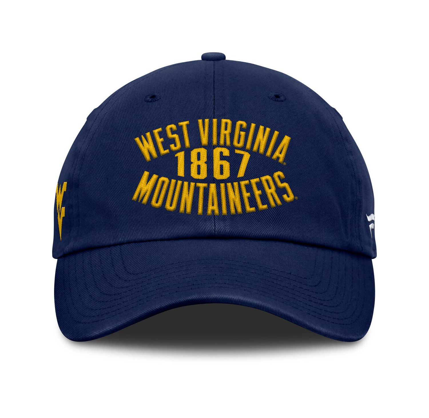 Men's Navy West Virginia Mountaineers Archer Adjustable Hat