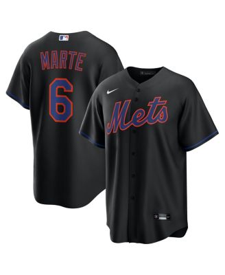 Nike - Men's Starling Marte Black New York Mets Alternate Replica Jersey