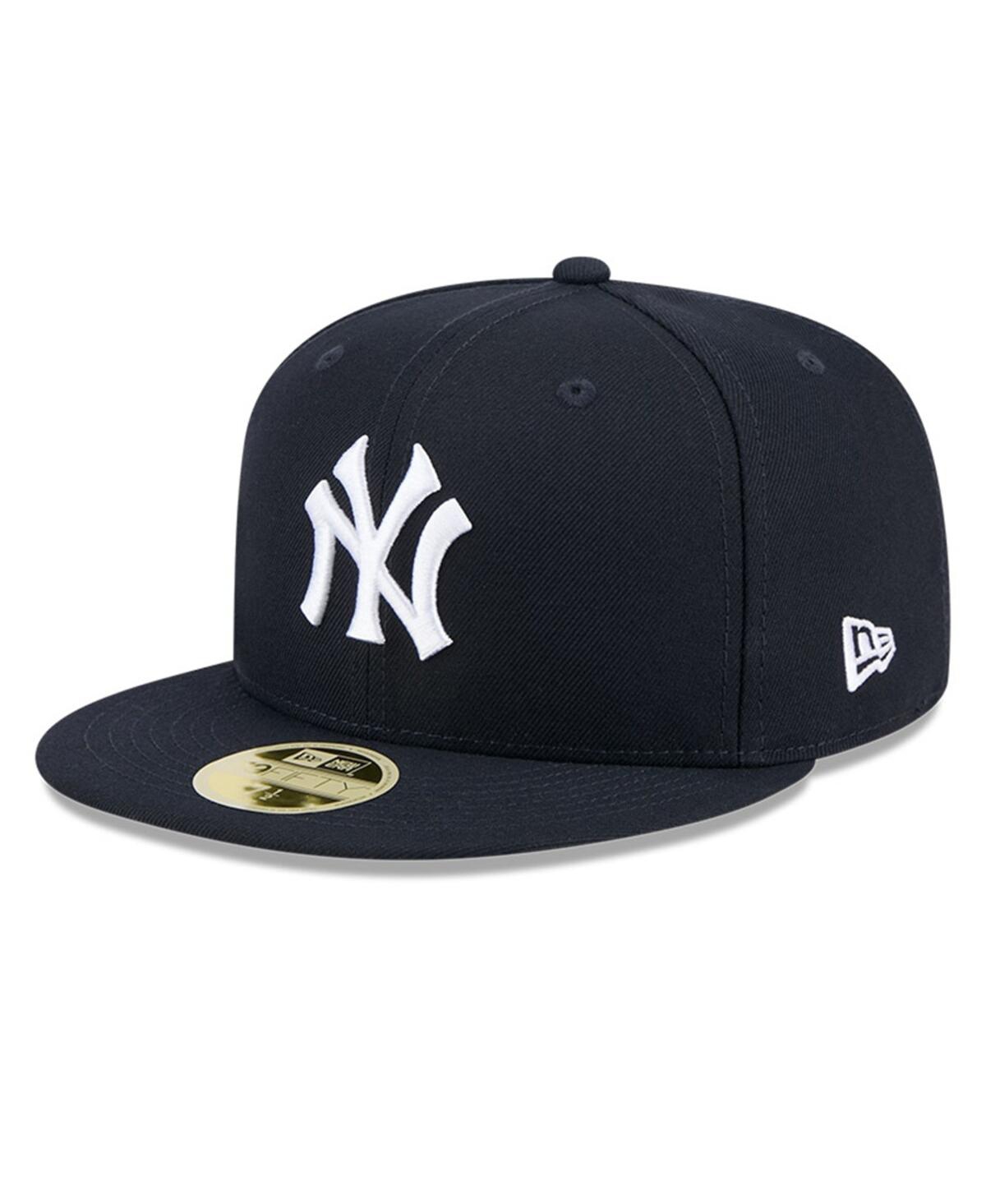 New Era Men's Navy New York Yankees Baseball Hall Of Fame 59fifty Fitted Hat In Blue