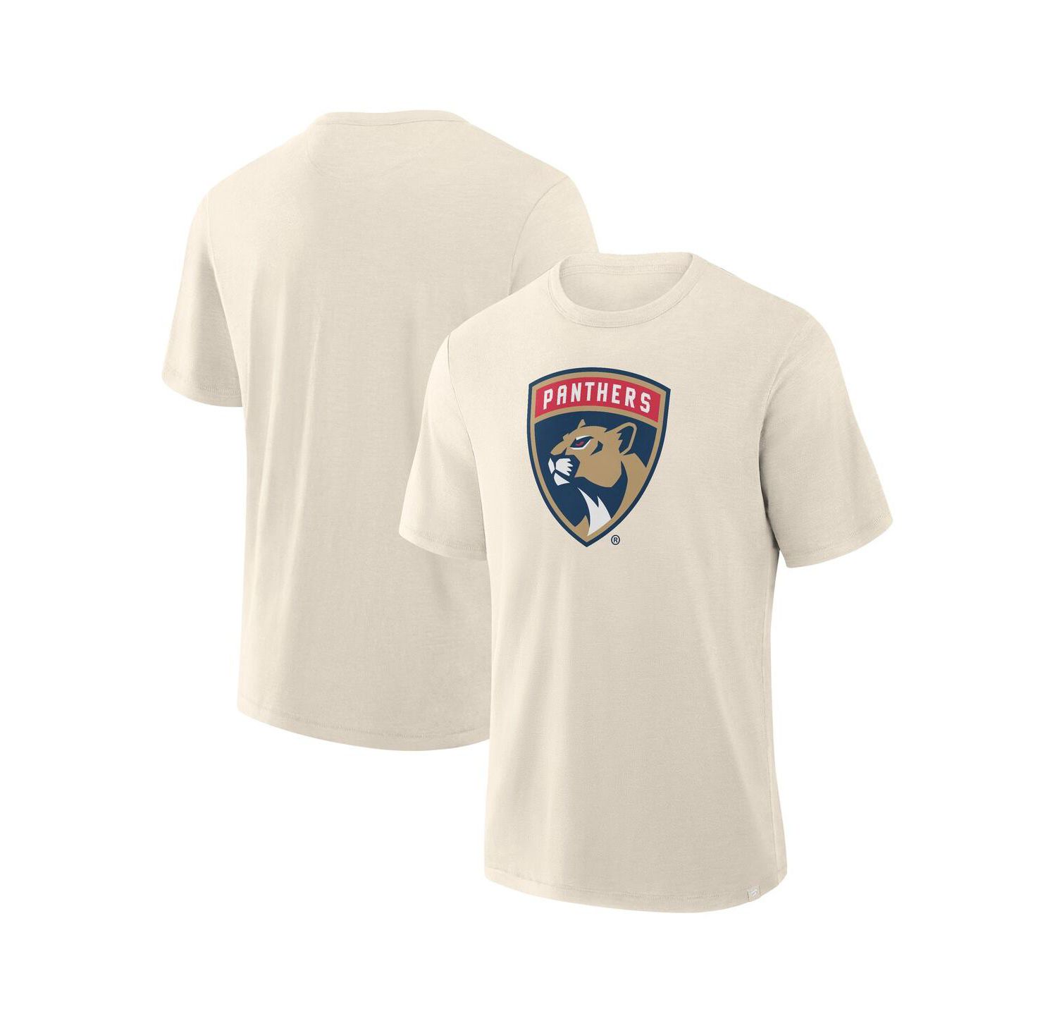 Men's Cream Florida Panthers Stadium Slub T-Shirt