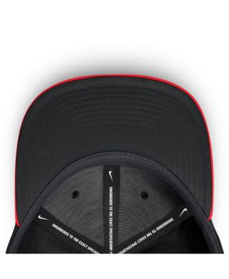 Men's Crimson/Black Houston Astros Neon 90s Rise Swoosh Flex Hat