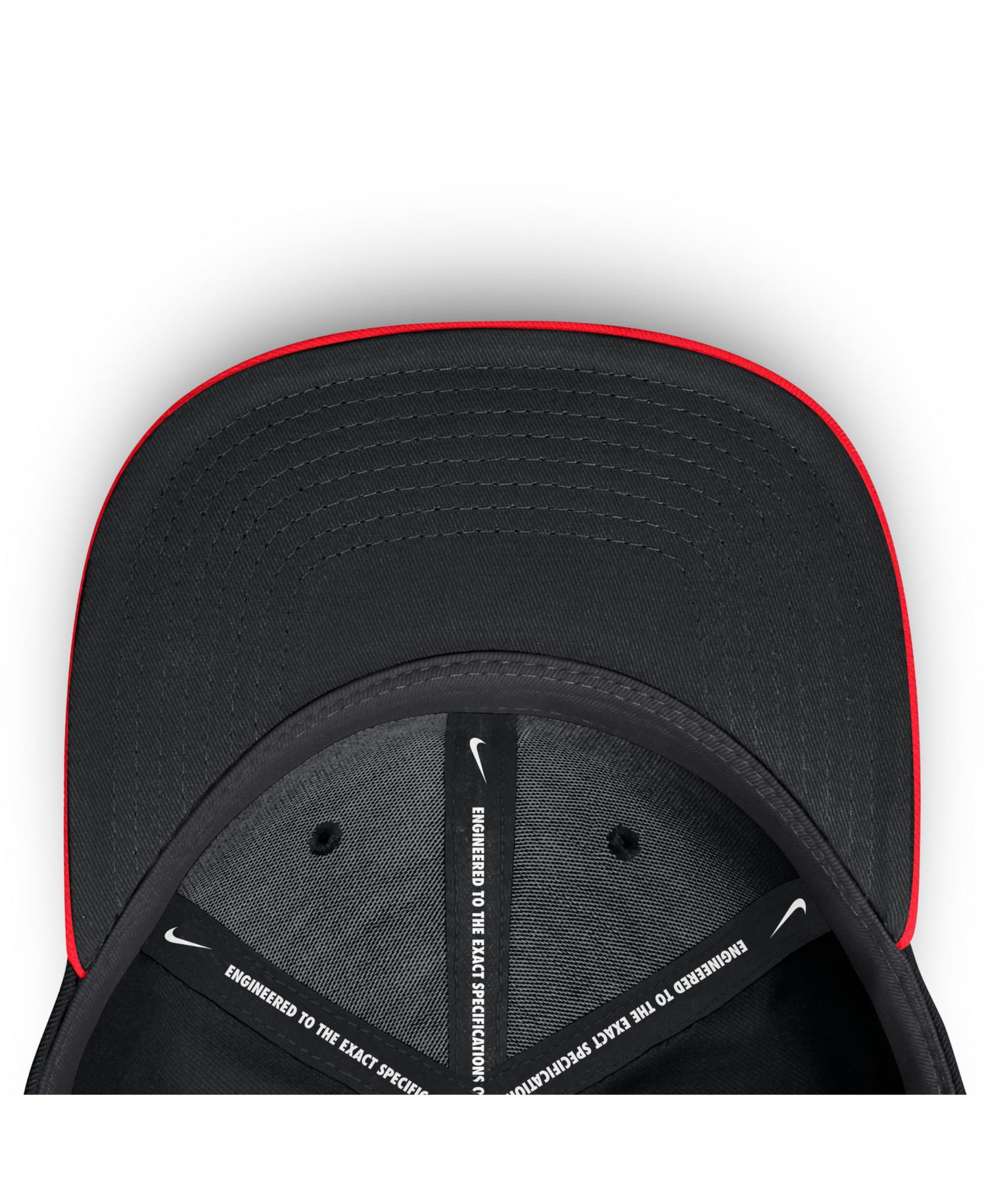 Men's Crimson/Black San Diego Padres Neon 90s Rise Swoosh Flex Hat