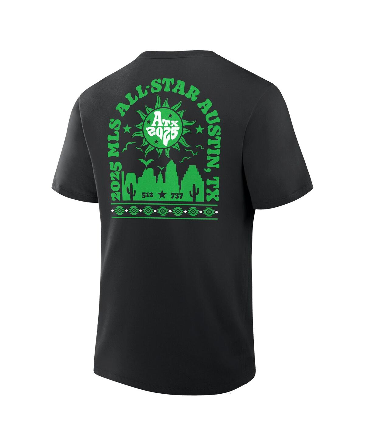 Fanatics Men's Black 2025 Mls All-star Game Austin T-shirt In Black