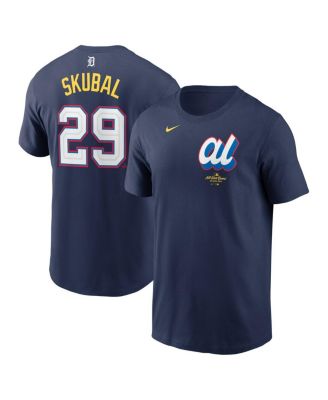 Nike - Men's Tarik Skubal Navy American League 2025 All-Star Edition Name Number T-Shirt