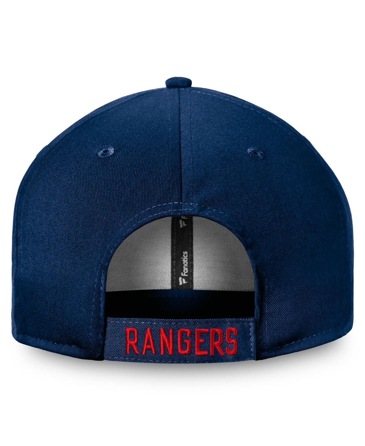 Fanatics Men's Navy New York Rangers Core Adjustable Hat In Blue