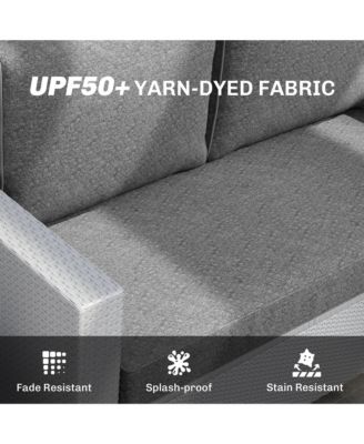 5 in Patio Furniture Cushions Outdoor Loveseat Cushions