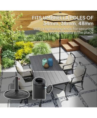 Patio Umbrella Base, 26 lbs Resin Outdoor Umbrella Sd,