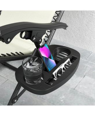 Zero Gravity Lounge Chair Set Padded Outdoor Recliner Chair