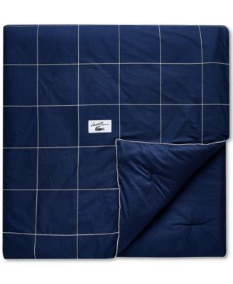 Tennis Checks Cotton 3-Pc. Comforter Set, King