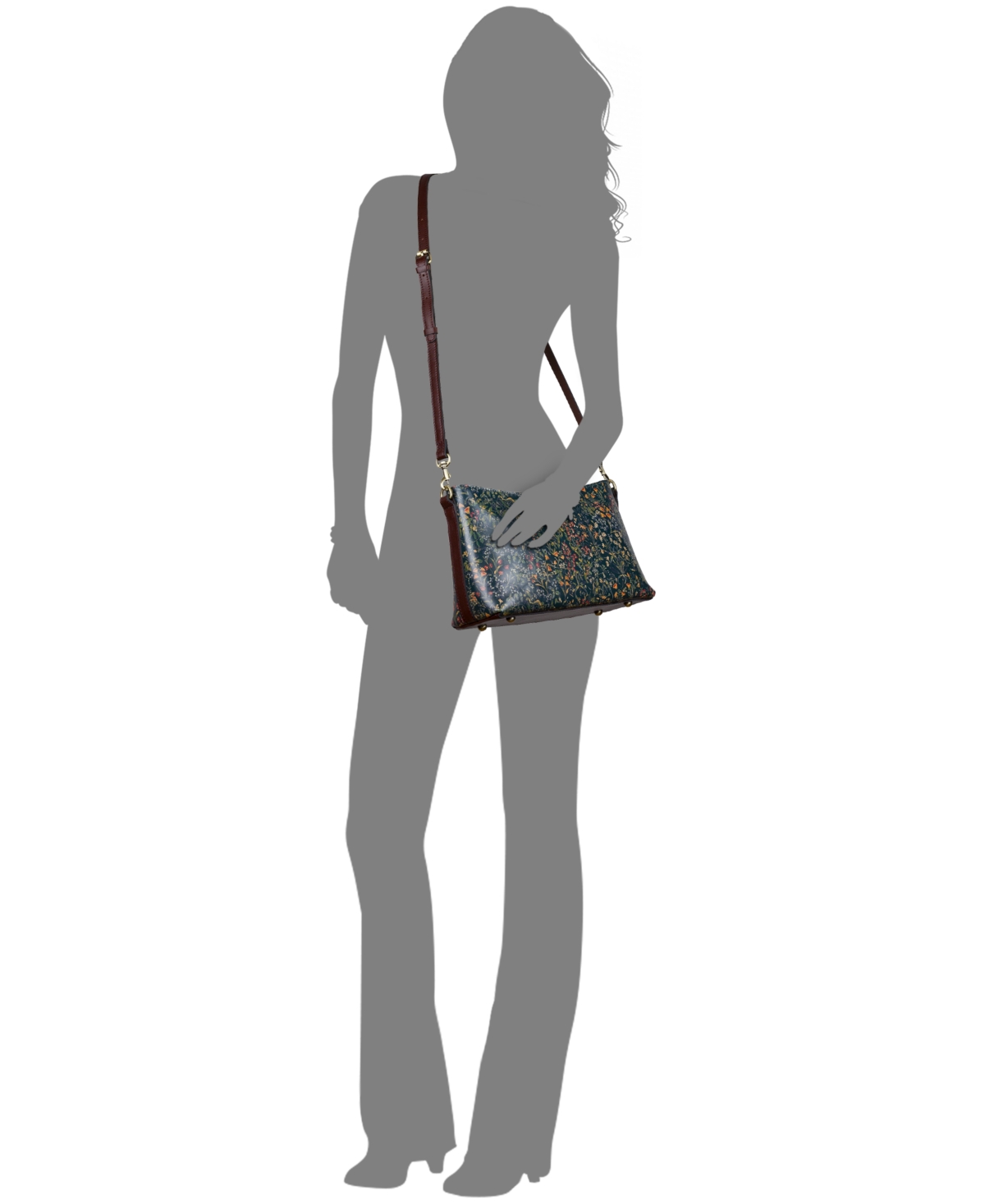 Patricia Nash Betta Medium Leather Crossbody, Created For Macy's In Green