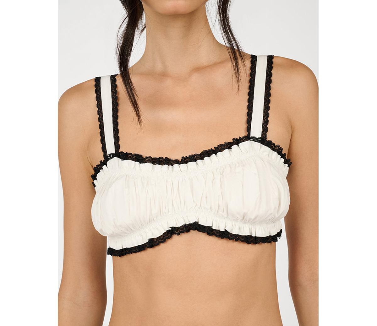 Women's Ruched Crop Top