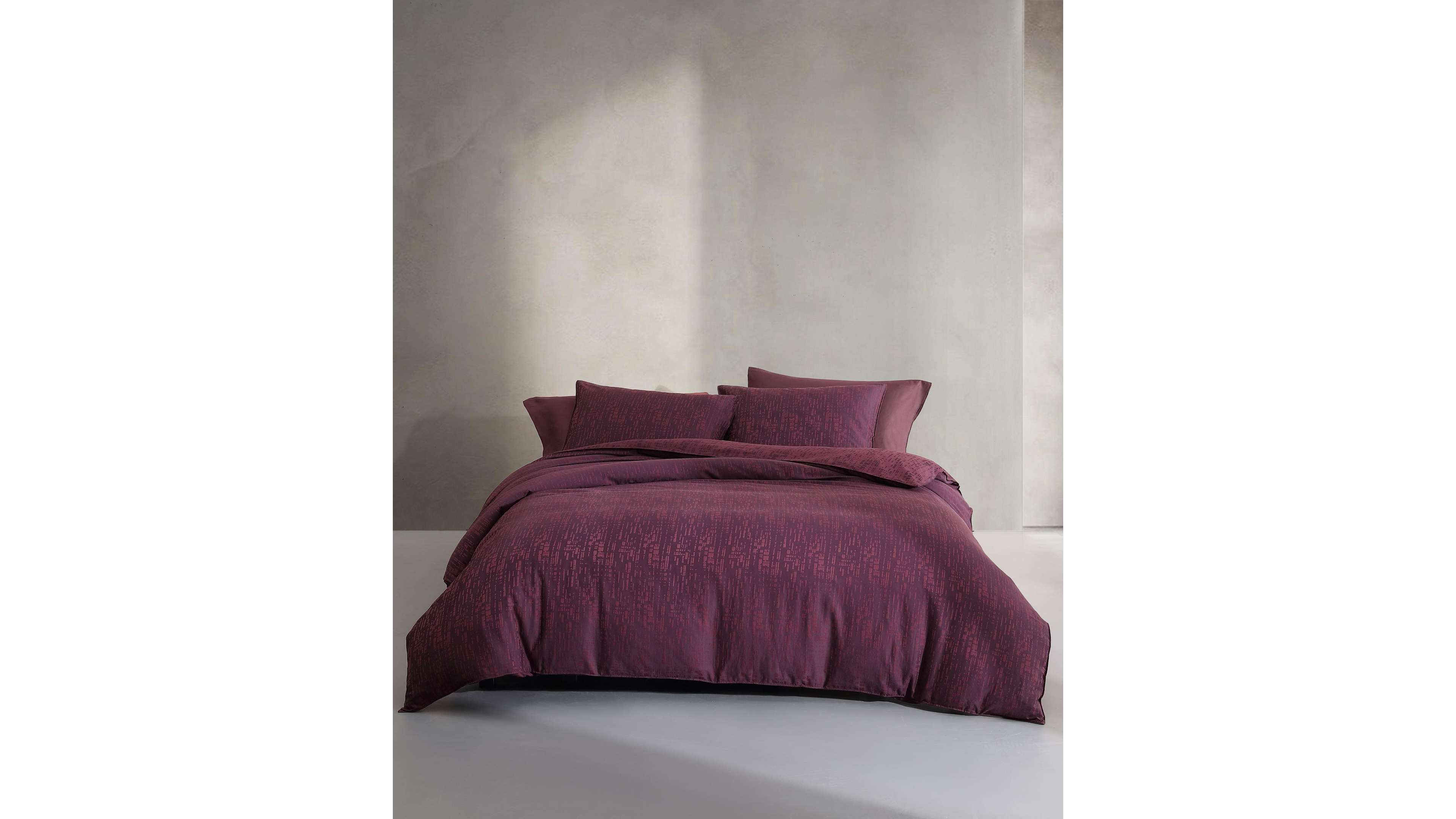 Calvin Klein Linear Circuit Cotton Yarn Dyed 3-Pc. Duvet Cover Set, Queen