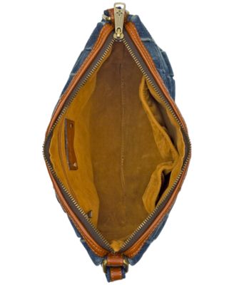 Andali Small Denim Woven Crossbody