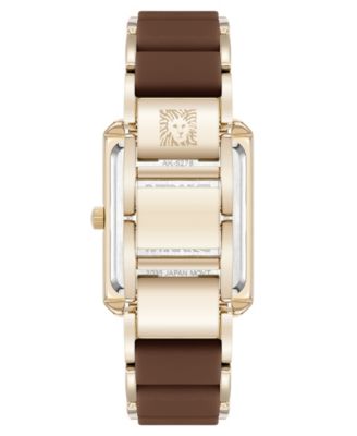 Women's Quartz Casual Gold-Tone Metal Alloy Bracelet Watch, 26mm