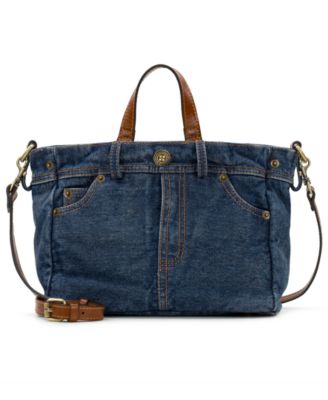 Patricia Nash - Varedo Medium Denim Satchel