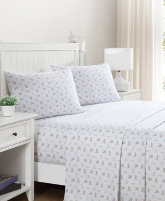 Whimsical Printed Microfiber 4-Pc. Sheet Set, Full