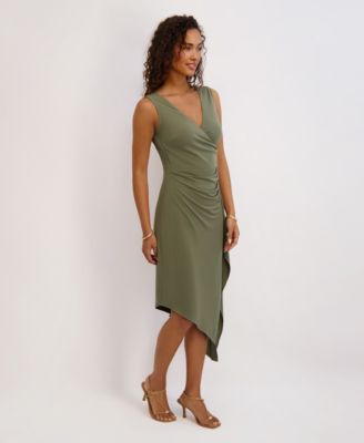 Women's Asymmetrical Midi Dress