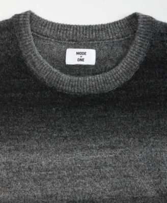 Men's Relaxed-Fit Ombr&eacute; Crewneck Sweater, Macy's Exclusive