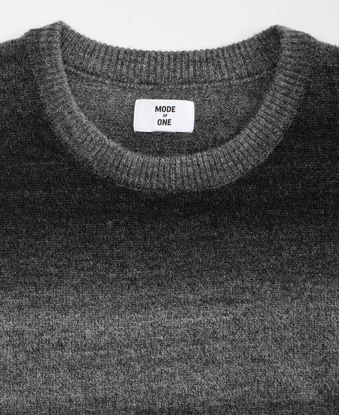 Men's Relaxed-Fit Ombr&eacute; Crewneck Sweater - thumbnail 6