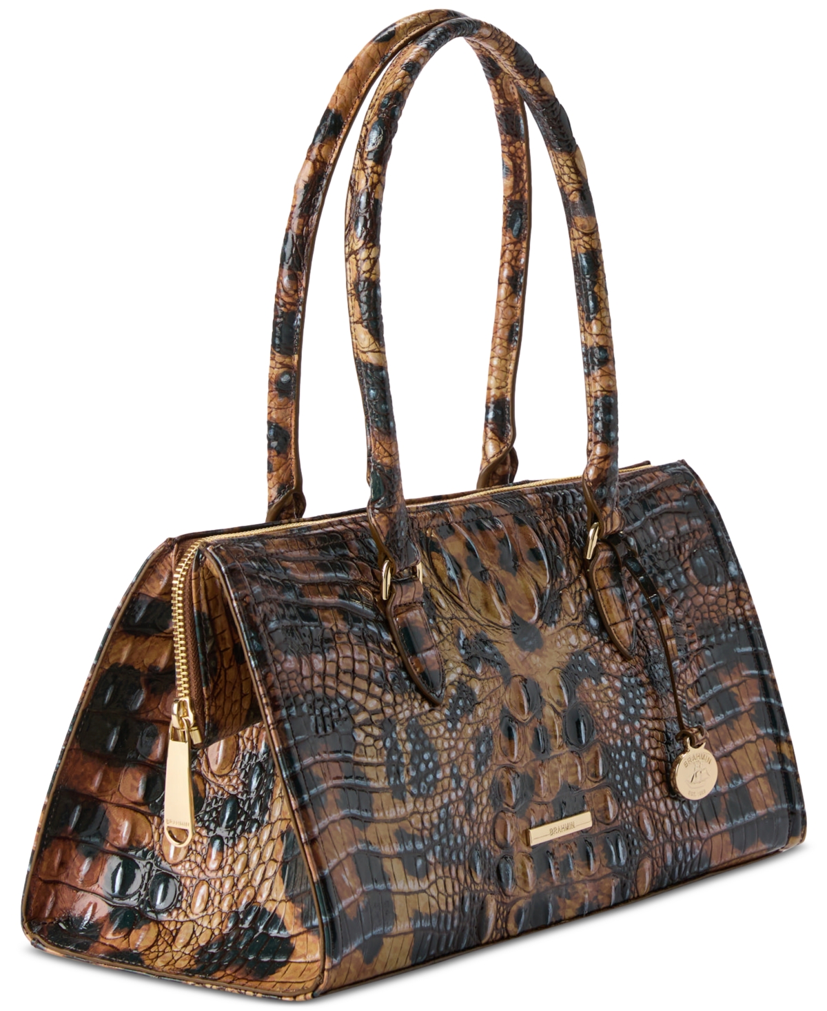 Brahmin Sophia Large Melbourne Satchel In Brown