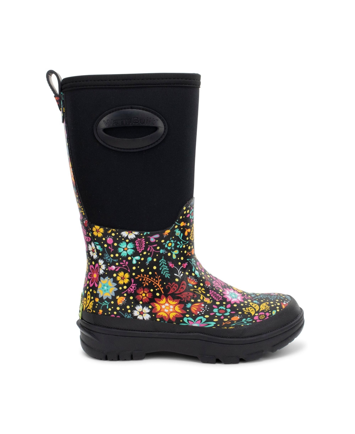 Womens Garden Play Neoprene Mid Cold Weather Boot - Black