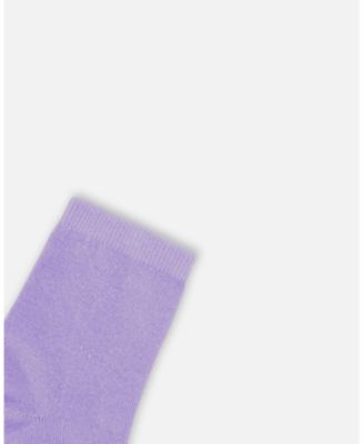 Girl 3-Pack Knit Socks Black and Multicolor - Toddler|Child