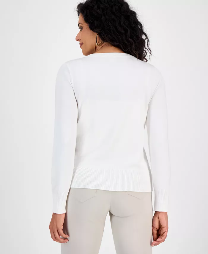 Petite Fran Long Sleeve Sweater - thumbnail 2