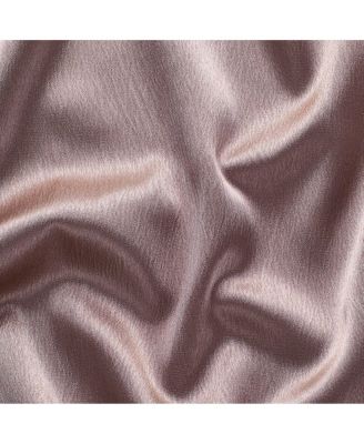 Ultra Lux Faux Silk Regency Crinkle Rod Pocket Semi Sheer Single Curtain Panel - 52 in. W x 84 in. L