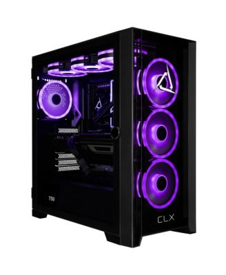 SET Gaming Desktop: Ryzen 9 9900X3D, RTX 5090 32GB, 32GB DDR5, 2TB SSD, Liquid Cooled, WiFi, Win 11 Home – High-Performance PC.
