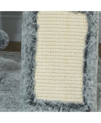 89"-100" Floor to Ceiling Cat Tree with Cat Perch & Condo,