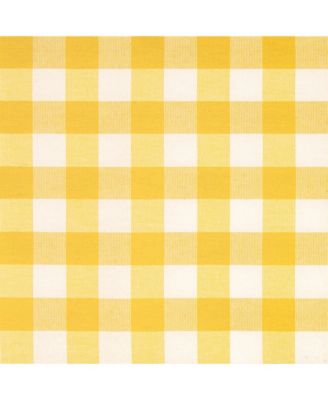Farmhouse Plaid Gingham Check Swag Valance Curtain Panel Pair - 72 in. W x 63 in. L