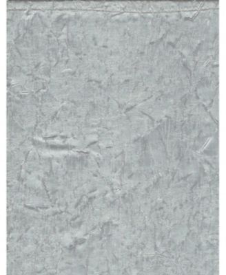  Vesper Room Darkening Grommet Top Crinkled Satin Lined Single Window Curtain Panel - 84 in. Long - Silver