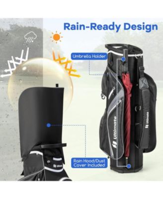 Golf Cart Bag with 14 Way Top Dividers