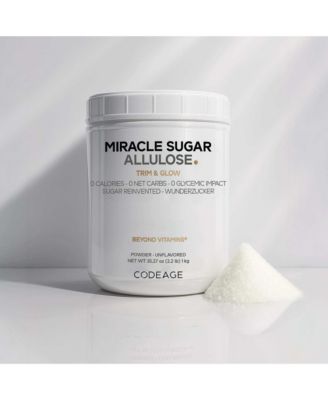 Miracle Sugar Allulose Powder All-purpose Zero Calorie Allulose Sweetener 3 Month Supply Rare Sugar Alternative 35.27 Oz