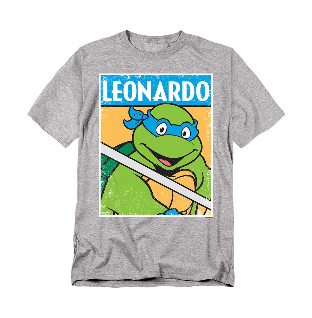 Big & Tall Tmnt Leo T-Shirt - Athletic heather