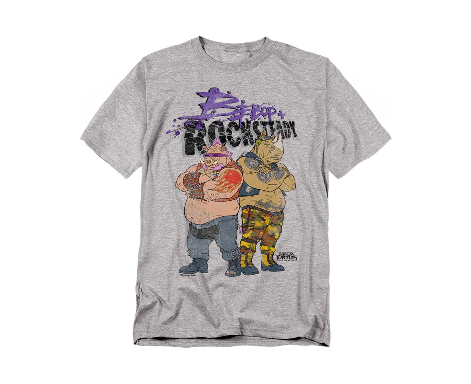 Big & Tall Out Of The Shadows Bebop And Rocksteady Standing T-Shirt