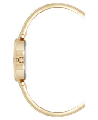 Women's Quartz Octagonal Deco Gold-Tone Metal Alloy Watch Set, 26mm