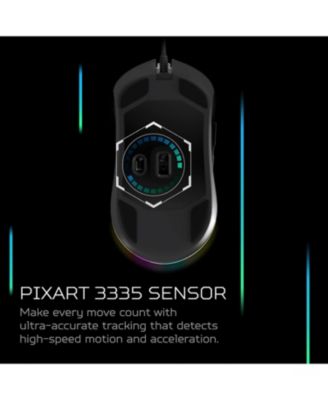 Predator Cestus 330 Gaming Mouse | PixArt 3335 Sensor | Adjustable DPI | 16.8 Million RGB Lighting | NVIDIA Reflex
