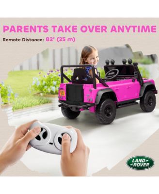 Kids Electric Car, Land Rover Licensed Off-Road Ride On Car,