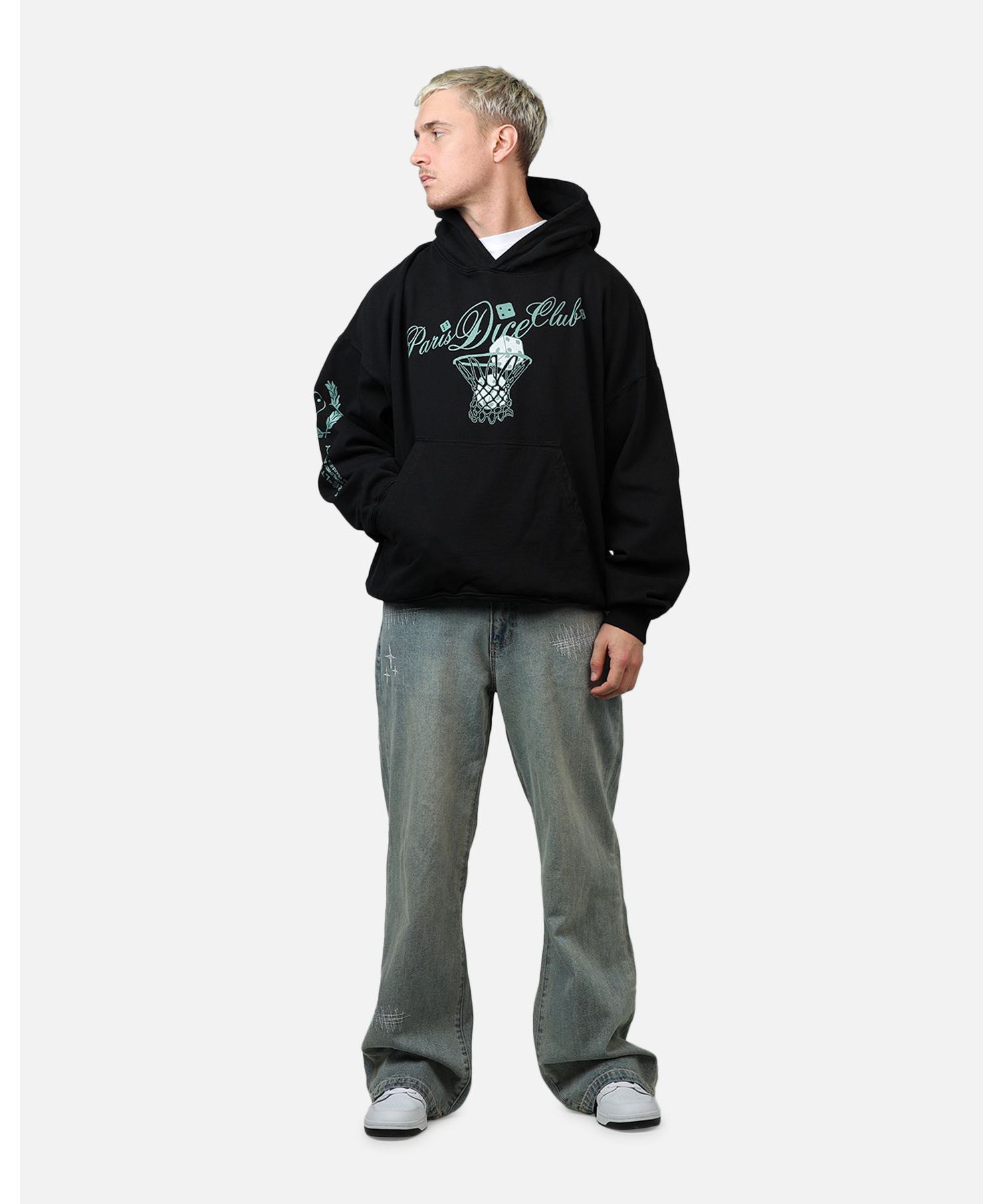 Men's Hooper Hoodie, Medium, Black