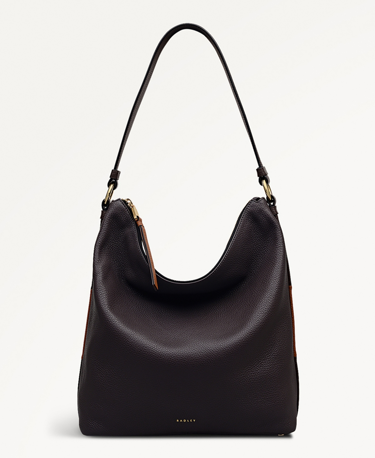 Radley London Waterloo Way Small Zip Top Shoulder Bag In Gray